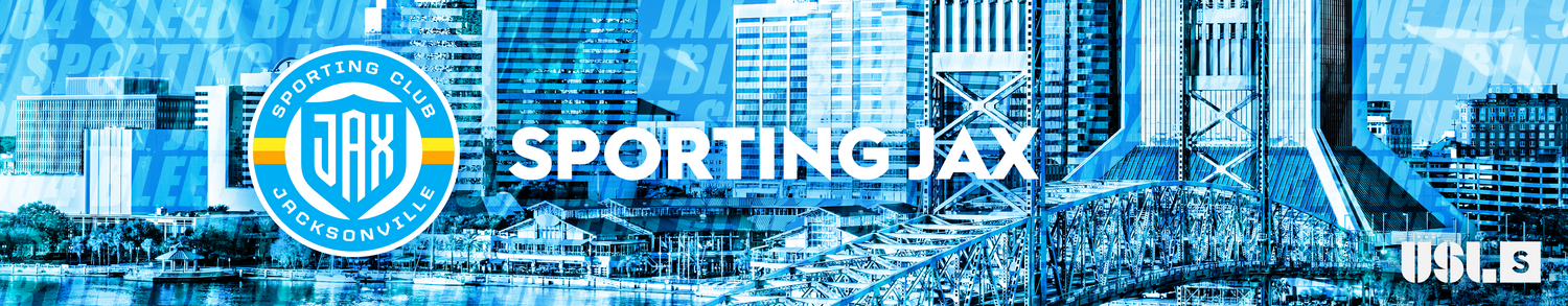 Collection banner showcasing the Sporting Jax logo and branding elements.
