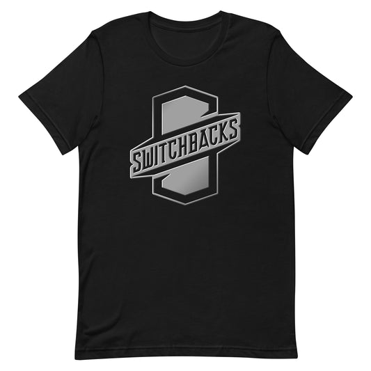 Colorado Springs Switchbacks FC Player or Personalized Silver 3D T-Shirt