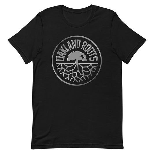 Oakland Roots SC Player or Personalized Silver 3D T-Shirt