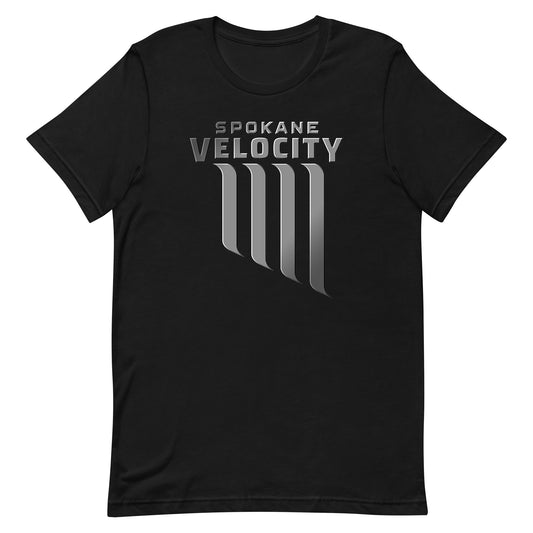 Spokane Velocity FC Player or Personalized Silver 3D T-Shirt