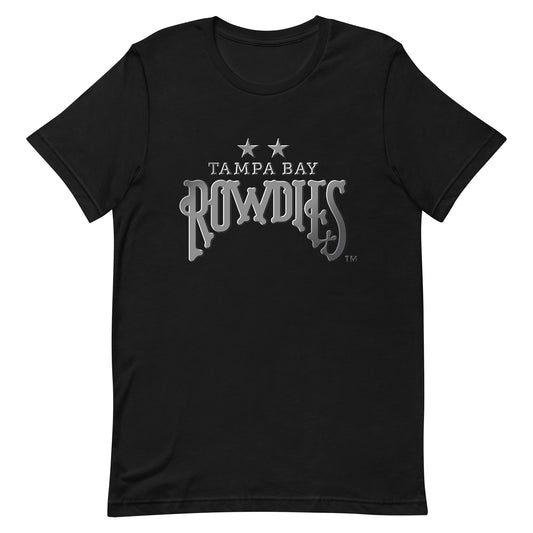 Tampa Bay Rowdies Player or Personalized Silver 3D T-Shirt
