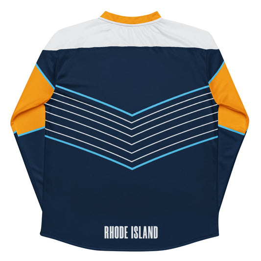 Rhode Island FC Direct Line Oversized Recycled Poly Mesh Long Sleeve T-Shirt