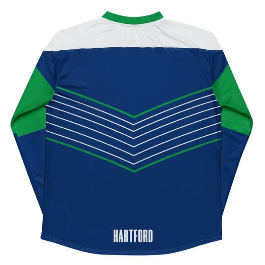 Hartford Athletic Direct Line Oversized Recycled Poly Mesh Long Sleeve T-Shirt