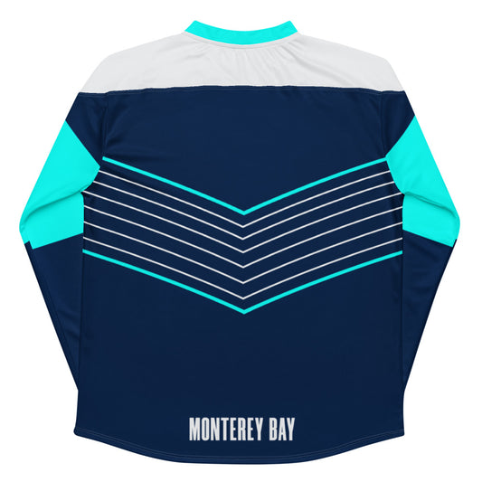 Monterey Bay FC Direct Line Oversized Recycled Poly Mesh Long Sleeve T-Shirt