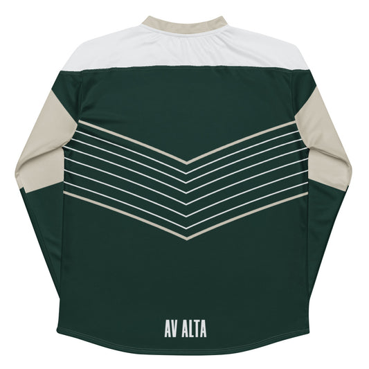 AV ALTA Direct Line Oversized Recycled Poly Mesh Long Sleeve T-Shirt