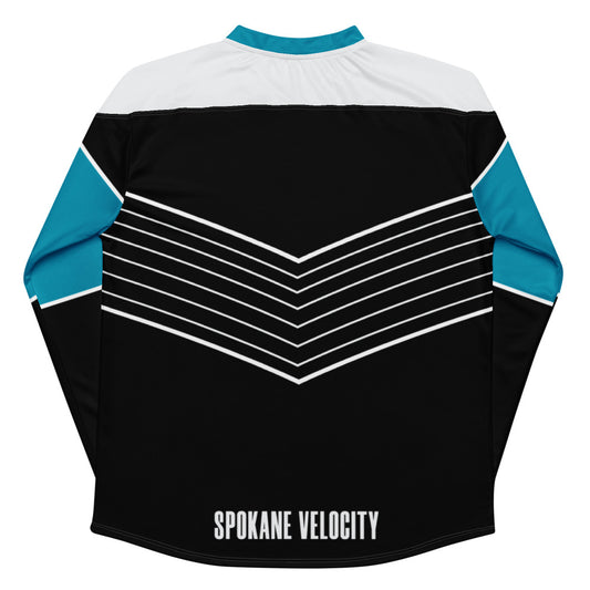 Spokane Velocity FC Direct Line Oversized Recycled Poly Mesh Long Sleeve T-Shirt