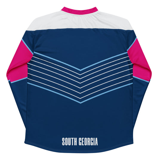 South Georgia Tormenta FC Direct Line Oversized Recycled Poly Mesh Long Sleeve T-Shirt