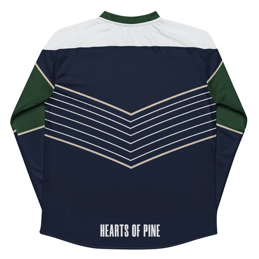 Portland Hearts of Pine Direct Line Oversized Recycled Poly Mesh Long Sleeve T-Shirt