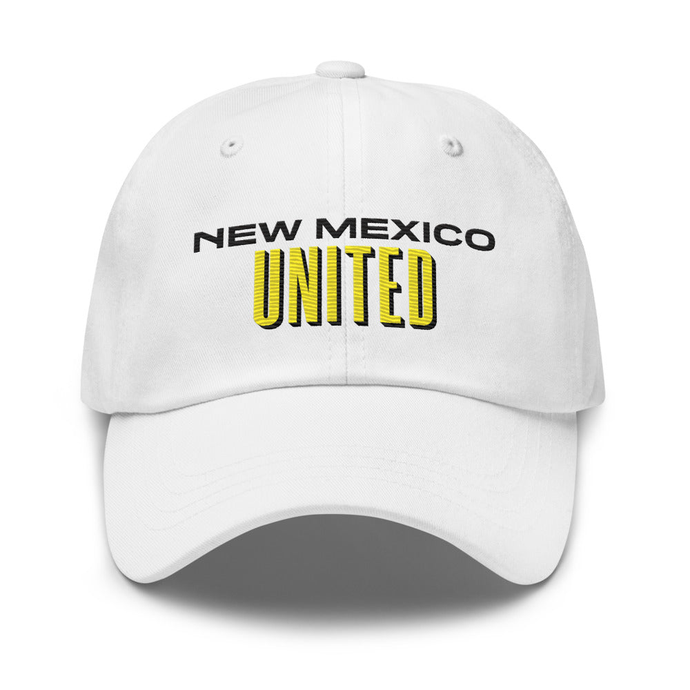 New Mexico United FC Embroidered Classic Team Dad Hat White