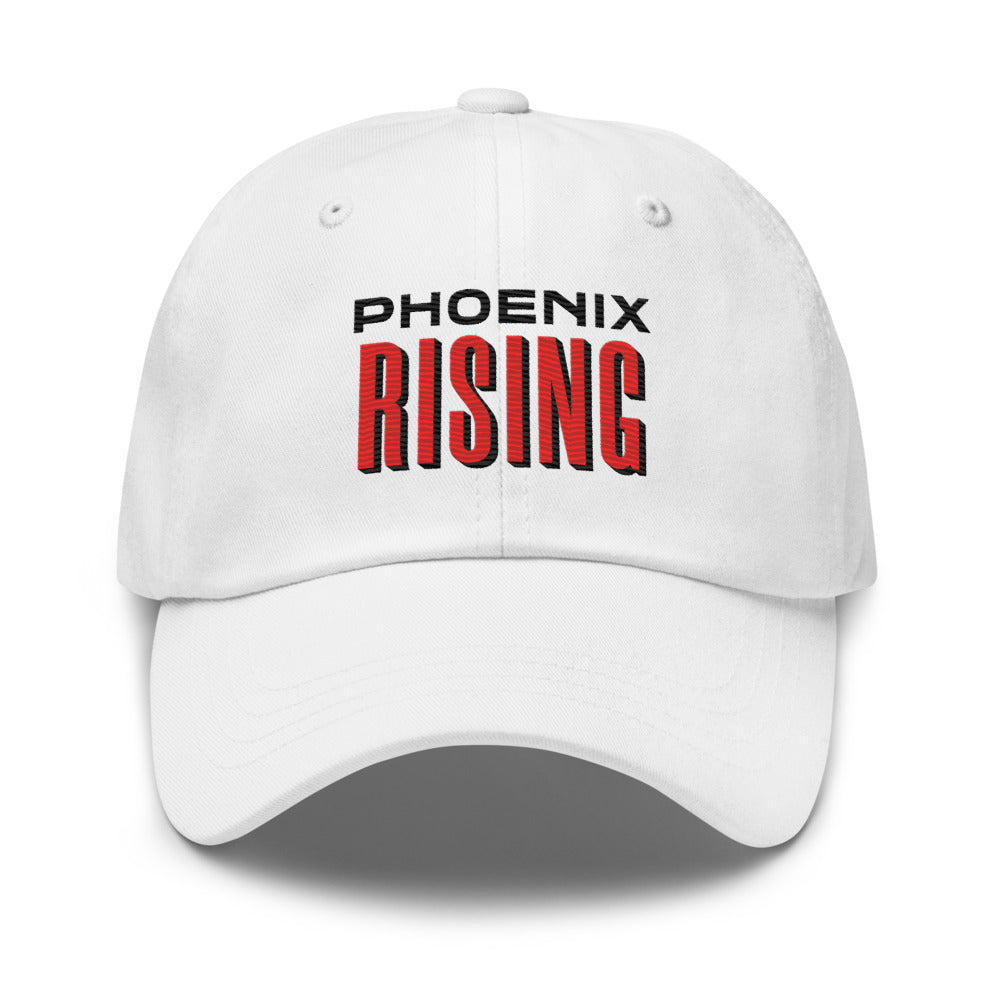 Phoenix Rising FC Embroidered Classic Team Dad Hat White