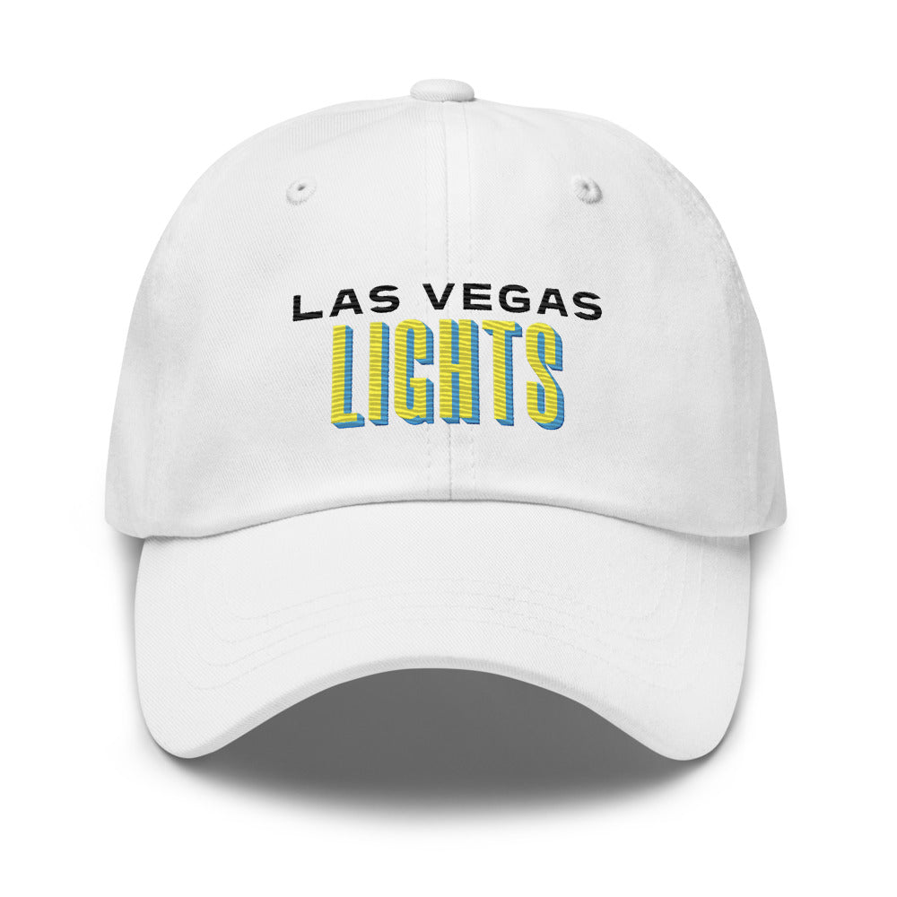Las Vegas Lights FC Embroidered Classic Team Dad Hat White