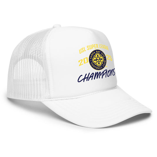 Tampa Bay Sun FC 2025 USL Super League Champion Trucker Hat