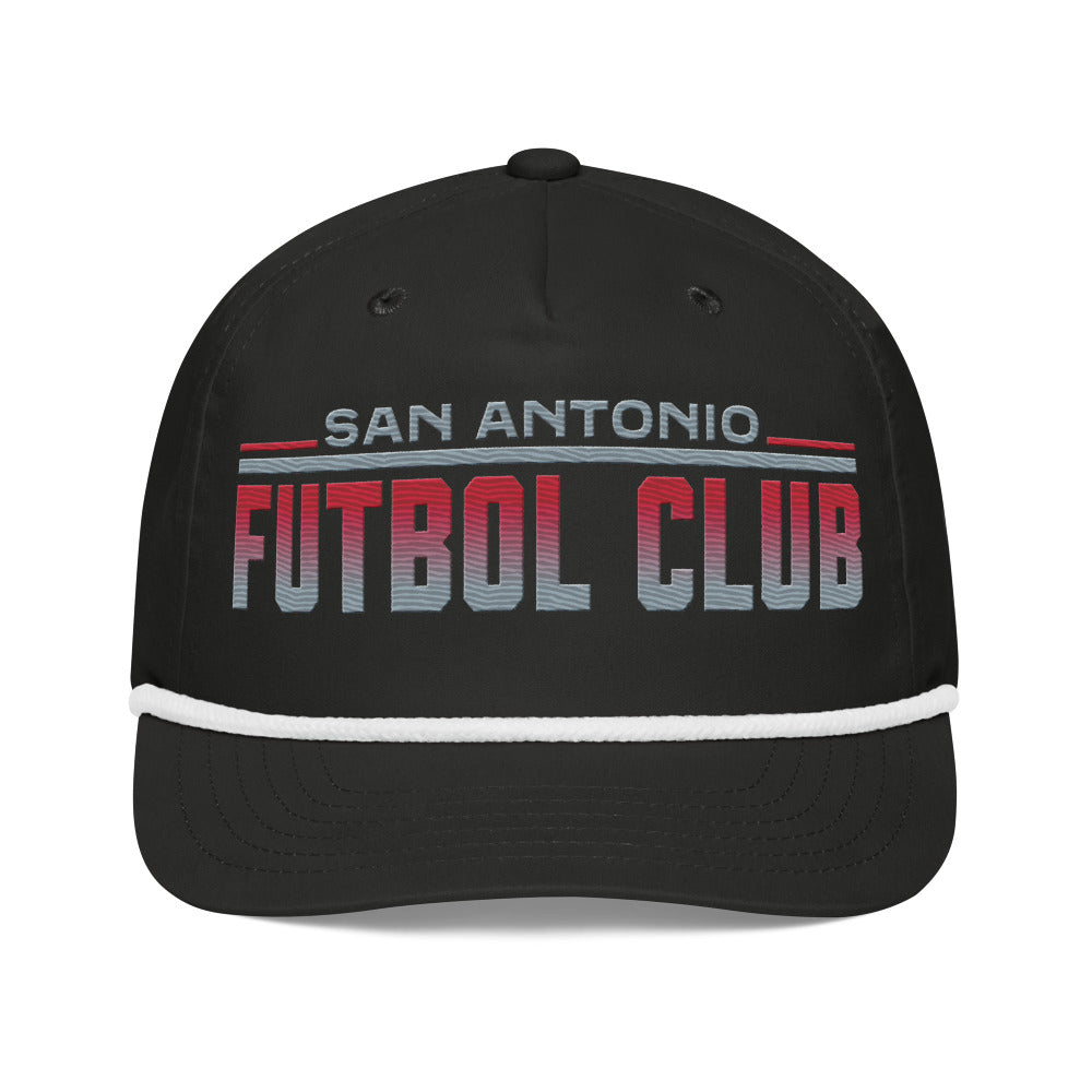 San Antonio FC Embroidered Team Fade Rope Hat Black/white