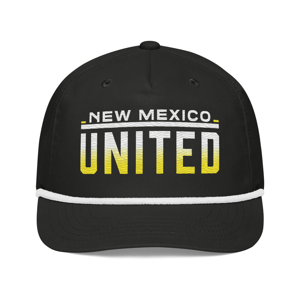 New Mexico United FC Embroidered Team Fade Rope Hat Black/white