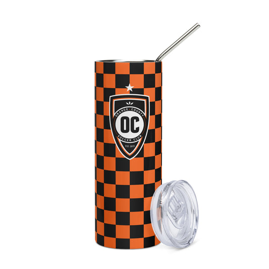 Orange County SC Checkmate Stainless Steel Tumbler