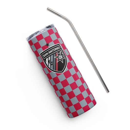 San Antonio FC Checkmate Stainless Steel Tumbler