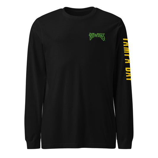 Tampa Bay Rowdies LC/Sleeve Crest 2-Hit Unisex Long Sleeve T-Shirt Black