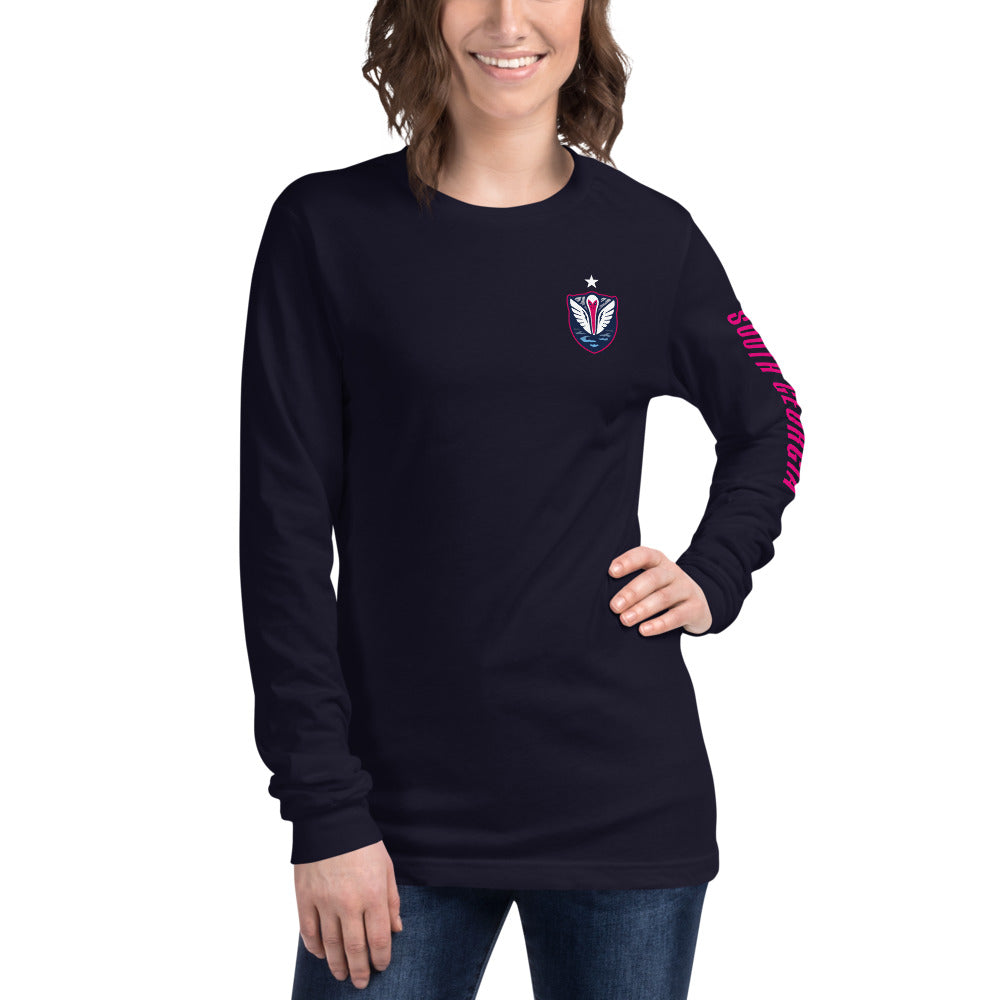 South Georgia Tormenta FC LC/Sleeve Crest 2-Hit Unisex Long Sleeve T-Shirt