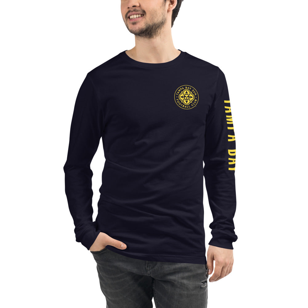 Tampa Bay Sun FC LC/Sleeve Crest 2-Hit Unisex Long Sleeve T-Shirt