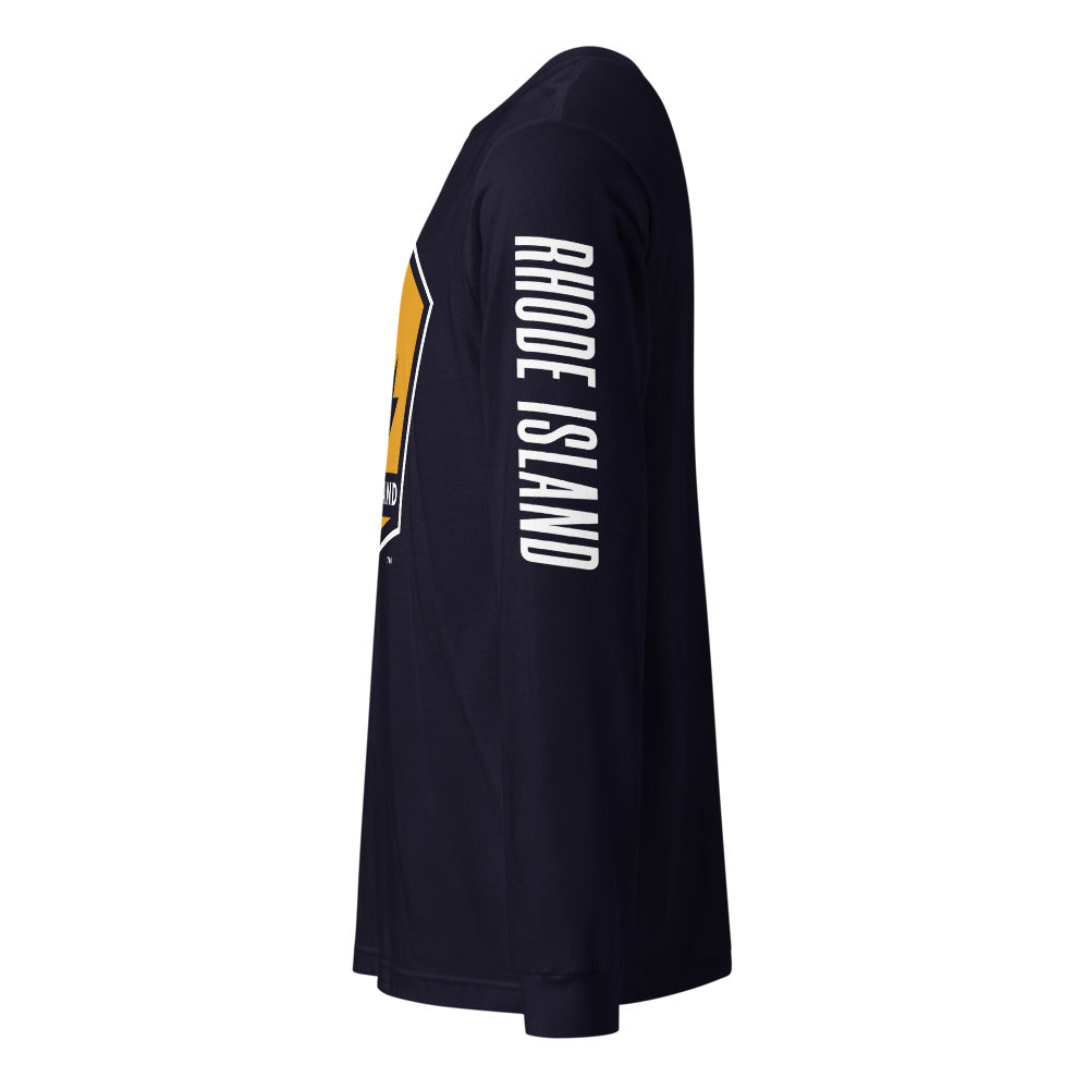Rhode Island FC LC/Sleeve Crest 2-Hit Unisex Long Sleeve T-Shirt