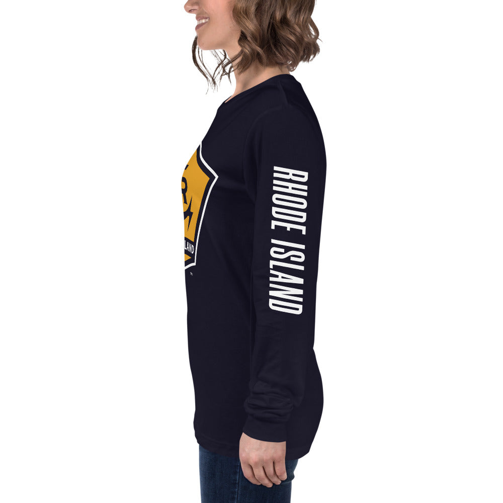 Rhode Island FC LC/Sleeve Crest 2-Hit Unisex Long Sleeve T-Shirt