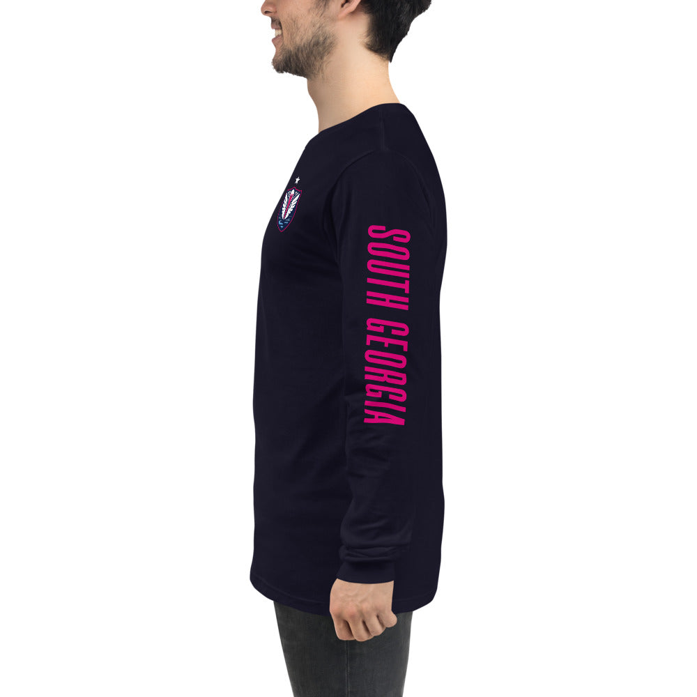 South Georgia Tormenta FC LC/Sleeve Crest 2-Hit Unisex Long Sleeve T-Shirt