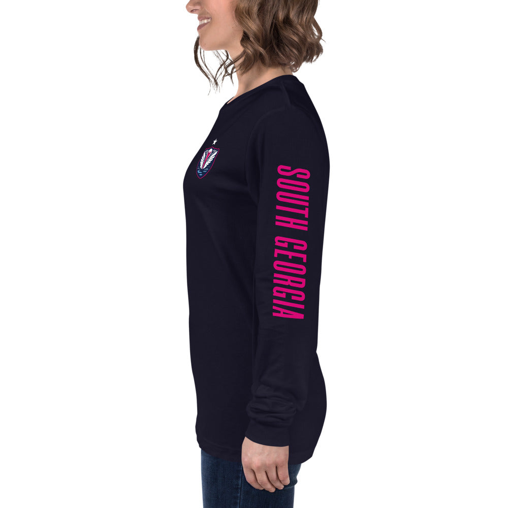 South Georgia Tormenta FC LC/Sleeve Crest 2-Hit Unisex Long Sleeve T-Shirt