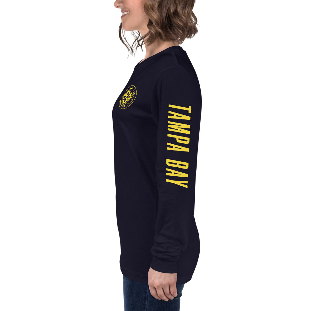 Tampa Bay Sun FC LC/Sleeve Crest 2-Hit Unisex Long Sleeve T-Shirt