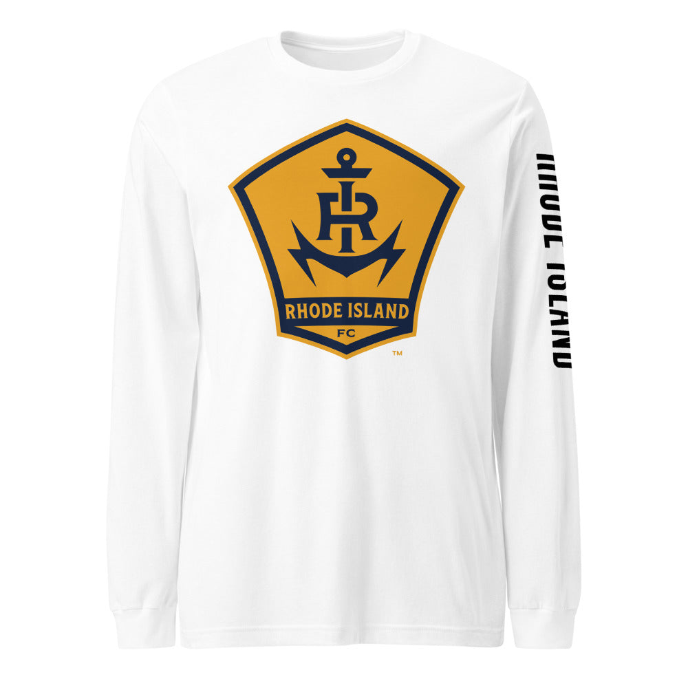 Rhode Island FC LC/Sleeve Crest 2-Hit Unisex Long Sleeve T-Shirt