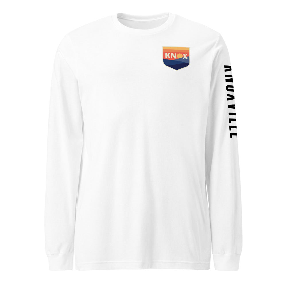 One Knoxville SC LC/Sleeve Crest 2-Hit Unisex Long Sleeve T-Shirt White