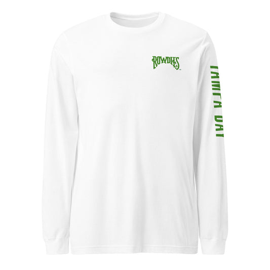 Tampa bay rowdies lc/sleeve crest 2-hit unisex long sleeve t-shirt - white