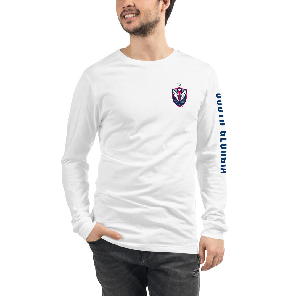 South Georgia Tormenta FC LC/Sleeve Crest 2-Hit Unisex Long Sleeve T-Shirt