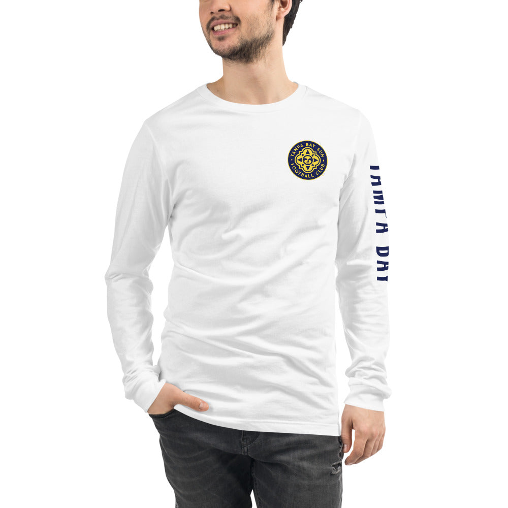 Tampa Bay Sun FC LC/Sleeve Crest 2-Hit Unisex Long Sleeve T-Shirt