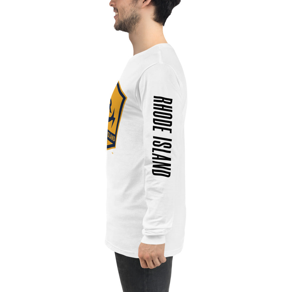 Rhode Island FC LC/Sleeve Crest 2-Hit Unisex Long Sleeve T-Shirt