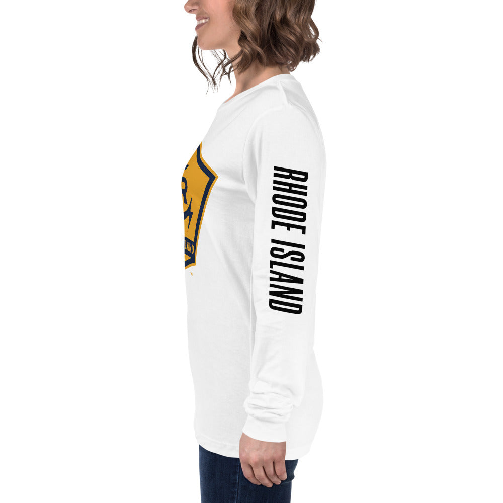 Rhode Island FC LC/Sleeve Crest 2-Hit Unisex Long Sleeve T-Shirt