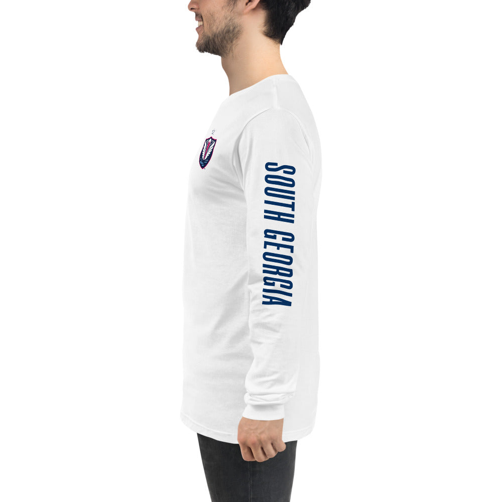 South Georgia Tormenta FC LC/Sleeve Crest 2-Hit Unisex Long Sleeve T-Shirt