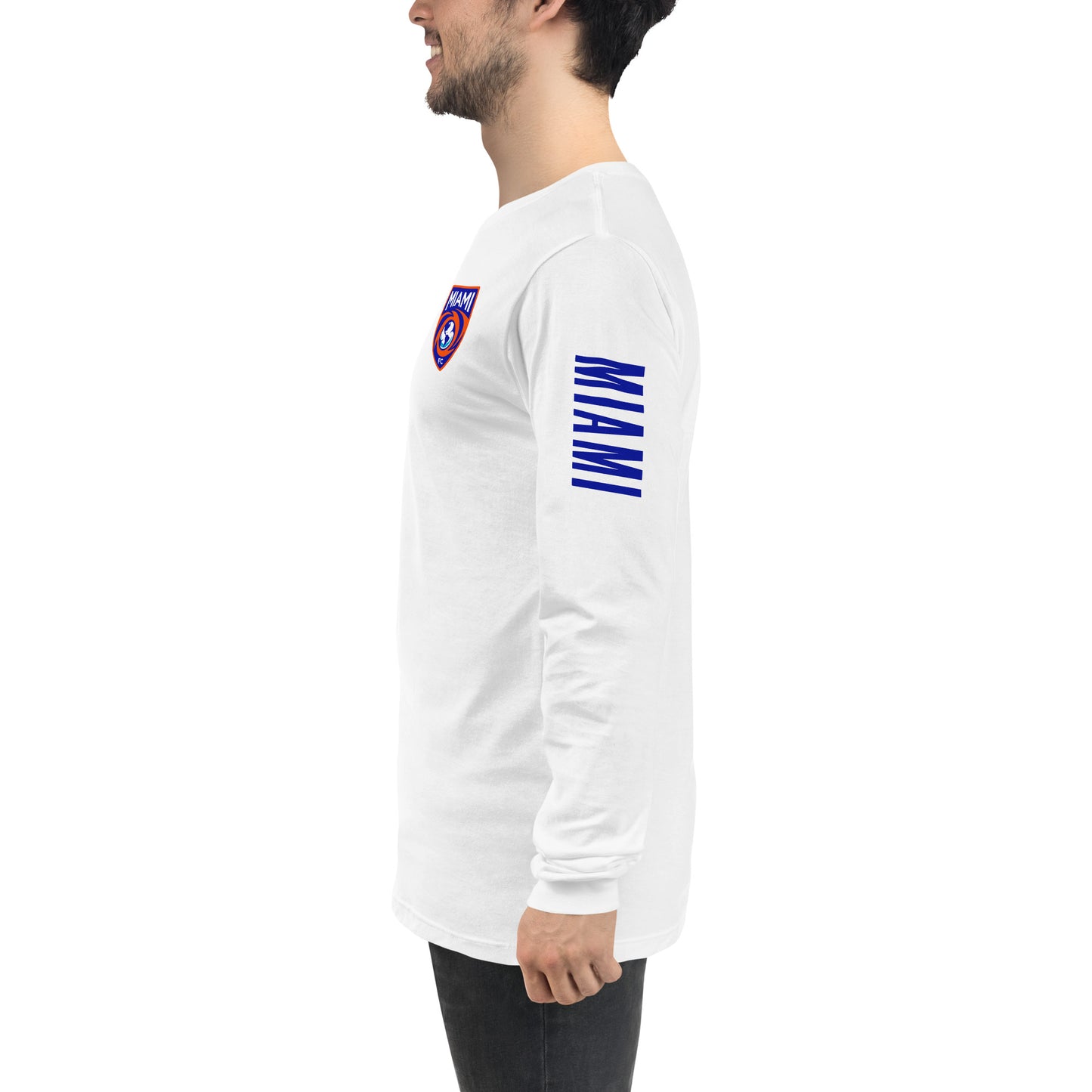 Miami FC LC/Sleeve Crest 2-Hit Unisex Long Sleeve T-Shirt