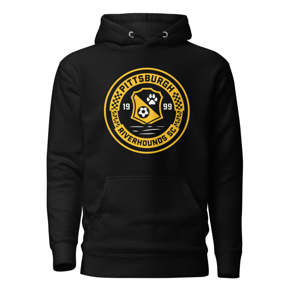Pittsburgh Riverhounds SC Crest Cotton Heritage Premium Hoodie