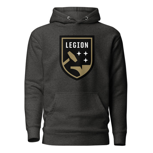 Birmingham legion fc crest cotton heritage premium hoodie - charcoal heather