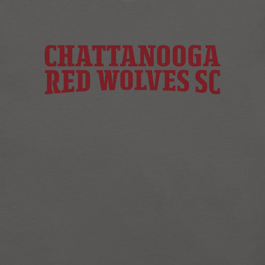 Chattanooga Red Wolves SC Wordmark Adult T-Shirt