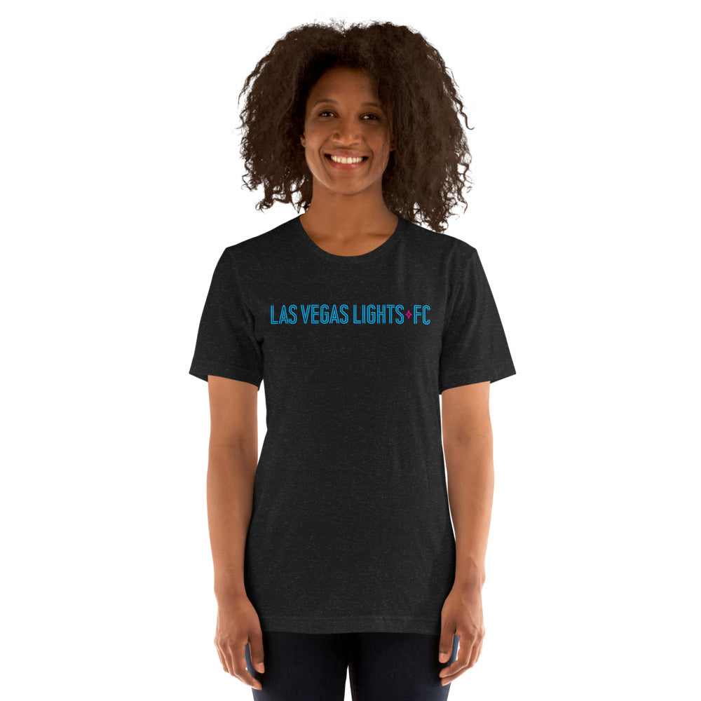 Las Vegas Lights FC Wordmark Adult T-Shirt