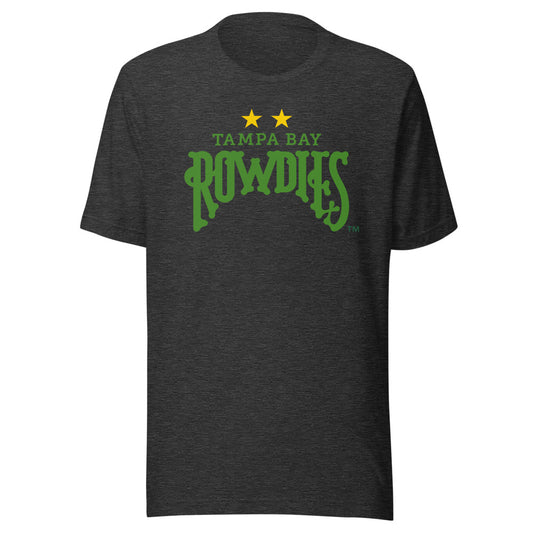 Tampa Bay Rowdies Crest Adult T-Shirt Dark Grey Heather