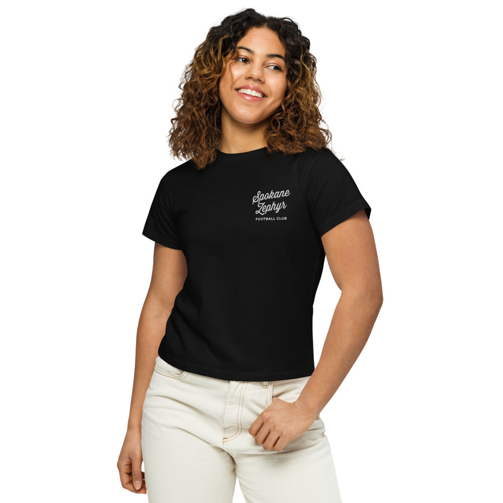 Spokane Zephyr FC Embroidered Script Team Women's T-Shirt