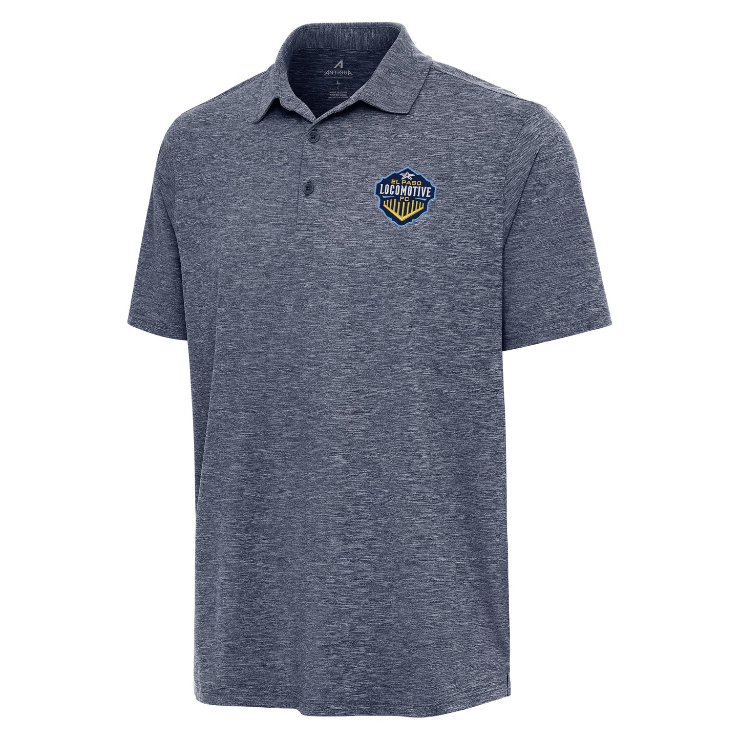 El Paso Locomotive FC Men's Par 3 Polo Navy Heather