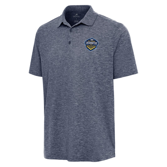El Paso Locomotive FC Men's Par 3 Polo Navy Heather