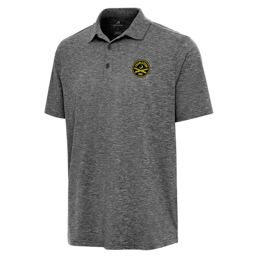 Charleston battery men's skills polo - black/white multi