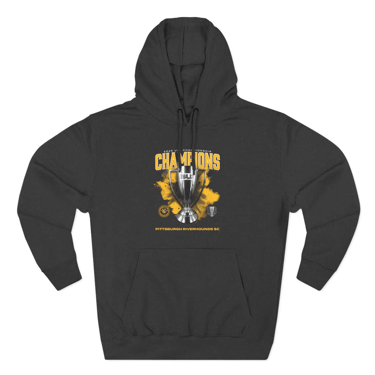 Pittsburgh Riverhounds SC 2025 USL Championship Champions Pullover Fleece Hoodie