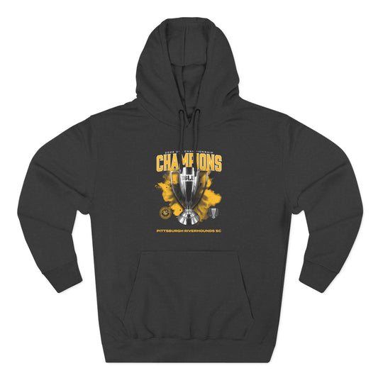 Pittsburgh Riverhounds SC 2025 USL Championship Champions Pullover Fleece Hoodie
