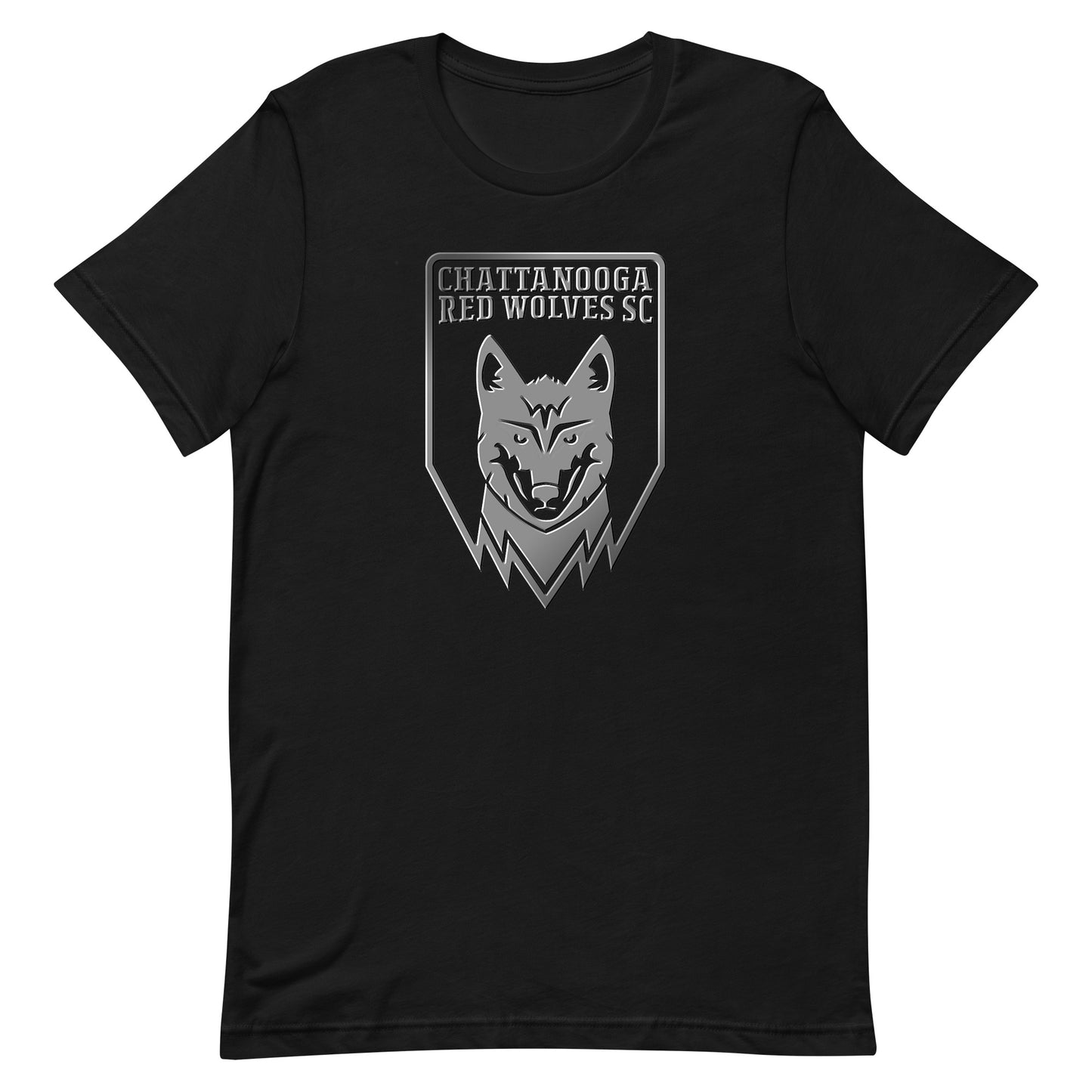 Chattanooga Red Wolves SC Player or Personalized Silver 3D T-Shirt