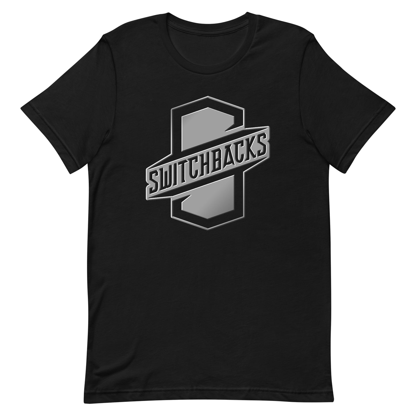 Colorado Springs Switchbacks FC Player or Personalized Silver 3D T-Shirt